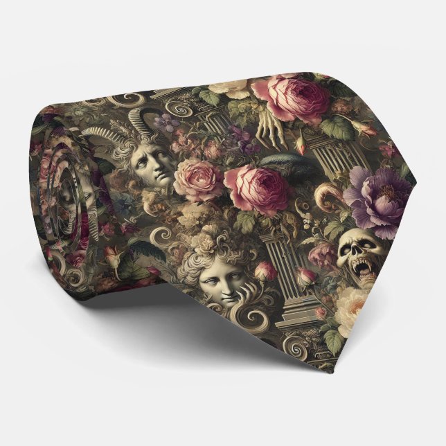 Corbata Mitos que manifiestan - Victoria gótica (Enrollado)