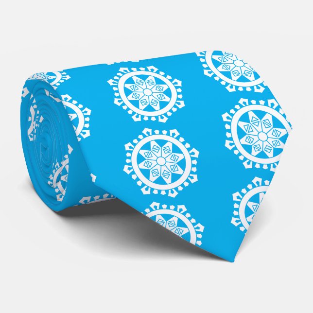 Corbata Miyake dharma charka (Enrollado)