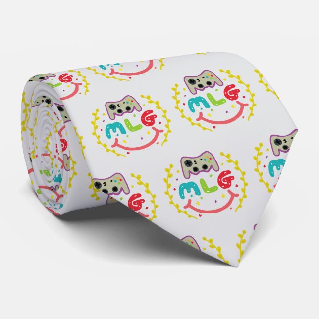 Corbata MLG - Major League Gamer (Enrollado)