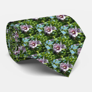 Corbata Moave Hibiscus Flower Tree, Necs Tie