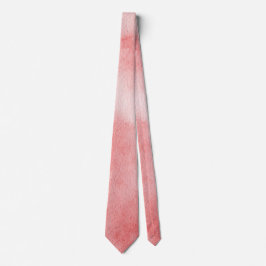 Corbata Moda Coral Red Watercolor Splash Neck Tira para ho