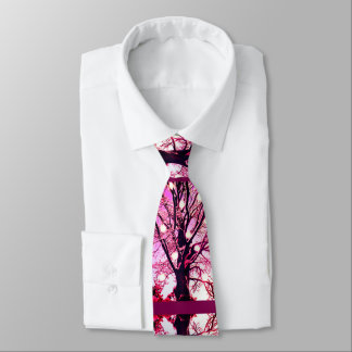Corbata Moda de moda de la puesta de sol en invierno