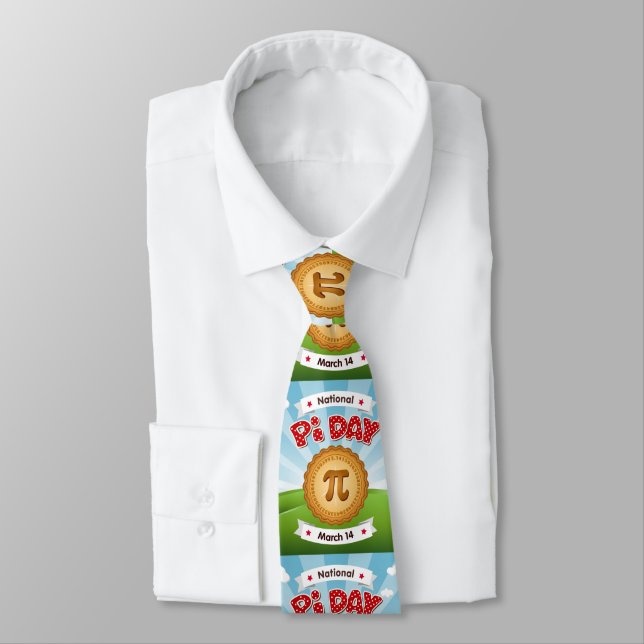 Corbata Moda del Día Pi (Atado)