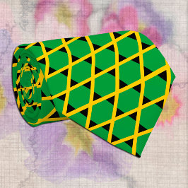 Corbata Moda elegante de Jamaica, Bandera de Jamaica de ne