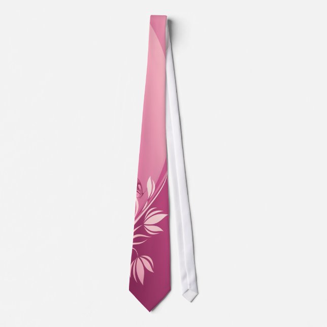 Corbata Moda floral 2 veces (Anverso)