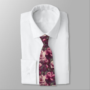 Corbata Moda Masculina Chic Gardenias