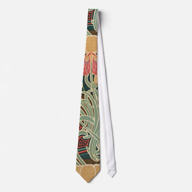 Corbata Modelo #4 de Nouveau del arte en Emporio Moffa (Anverso)