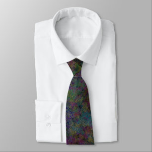 Corbata Modelo coloreado multi oscuro ocupado de la teja