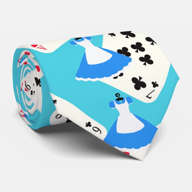 Corbata Modelo de Alicia del país de las maravillas (Enrollado)