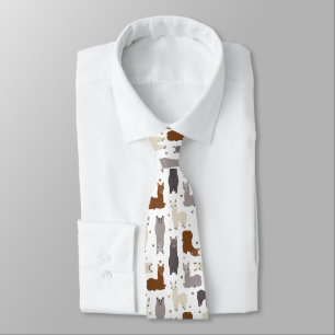 Corbata Modelo de Geo de las alpacas