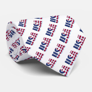 Corbata Modelo de la palabra de la bandera de los E.E.U.U.