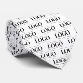 Corbata Modelo de logotipo de la empresa personalizado Rec