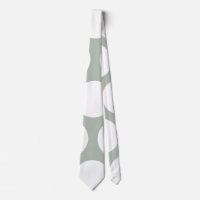 Modelo de lunares grande: Verde neutral