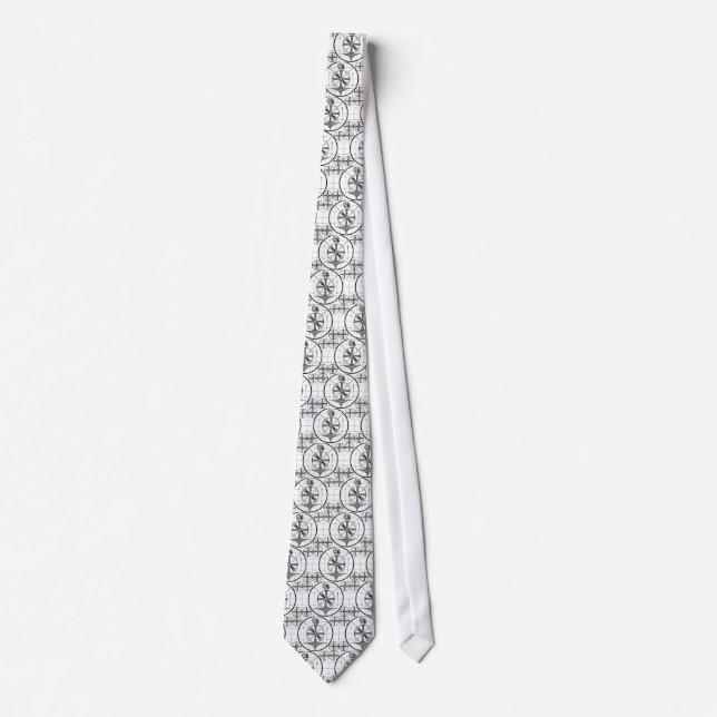 Corbata Modelo de prueba principal indio retro de la (Anverso)