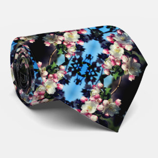 Corbata Modelo de resumen de flor de manzana