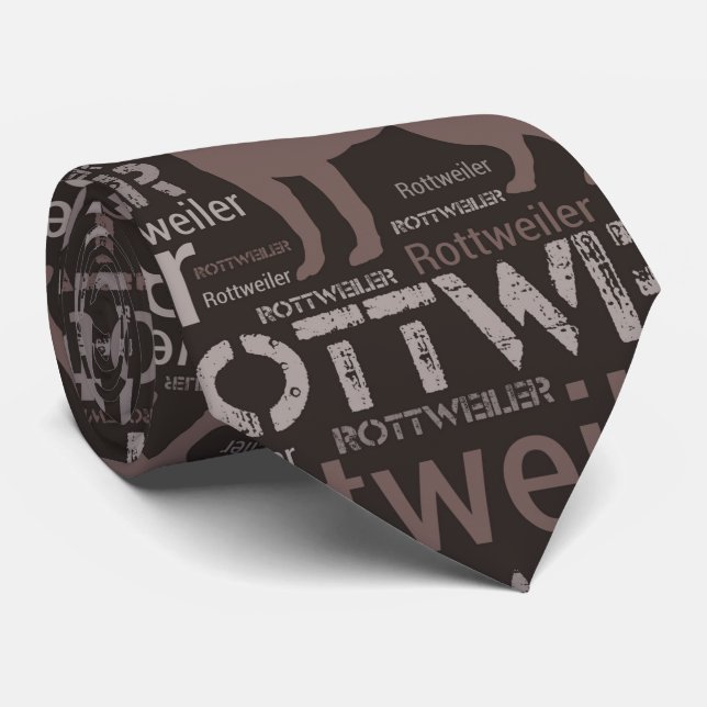 Corbata Modelo de Rottweiler - de Metzgerhund (Enrollado)