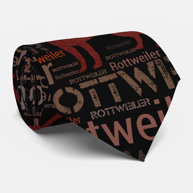 Corbata Modelo de Rottweiler - de Metzgerhund (Enrollado)