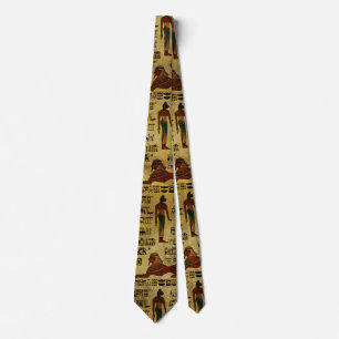 Corbata Modelo decorativo egipcio de los hieroglyphics