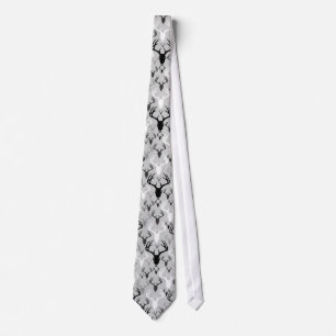 Corbata Modelo del cráneo de las astas de los ciervos