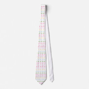 Corbata Modelo del gato del arco iris
