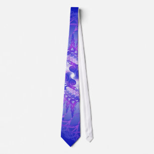 Corbata Modelo espiral púrpura: Dibujo del vector: Lazo d
