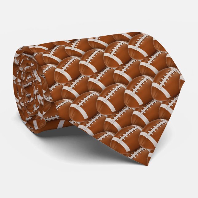 Corbata Modelo fresco del fútbol americano del rugbi el | (Enrollado)