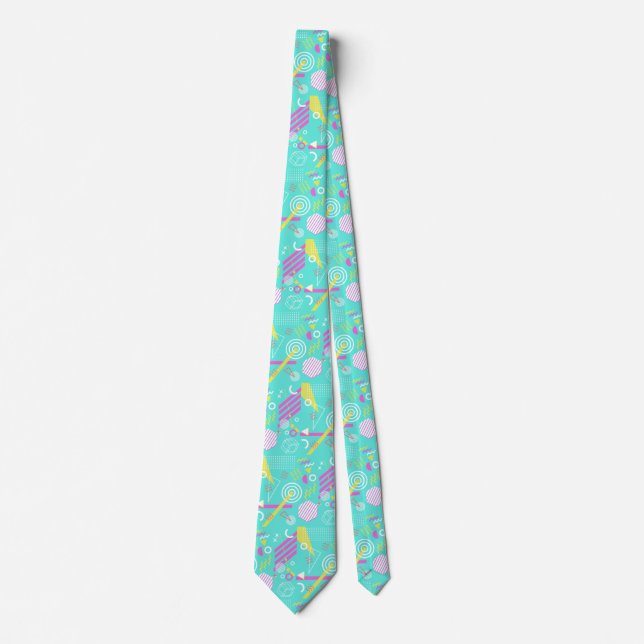 Corbata modelo geométrico 90s (Anverso)