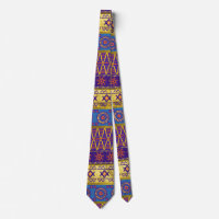 Modelo tribal étnico africano colorido