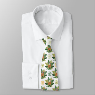 Corbata Modelo tropical de la pereza