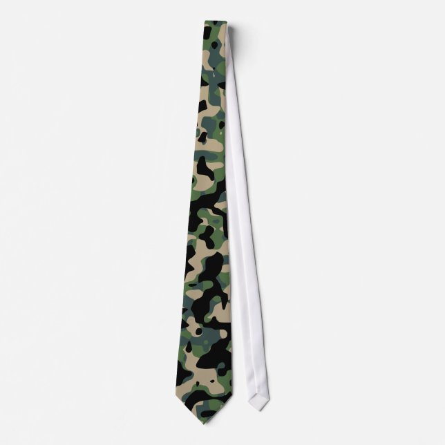 Corbata Modelo verde del camuflaje del verano (Anverso)