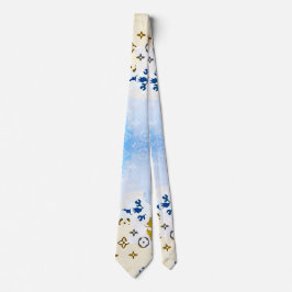 Corbata modern blue camouflage