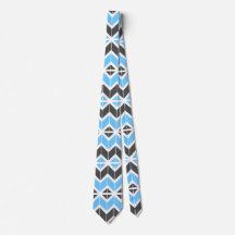 Modern Blue Gray Herringbone Geometric Pattern