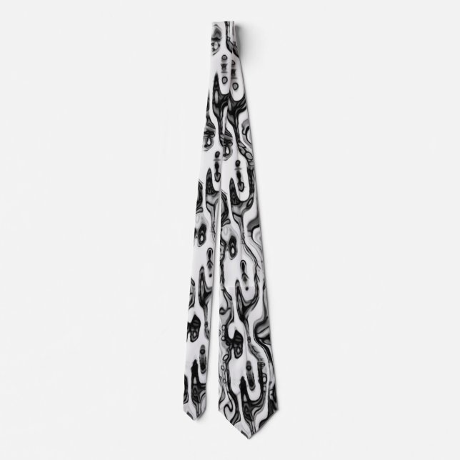 Corbata Modern Trendy Abstract Pattern (Reverso)