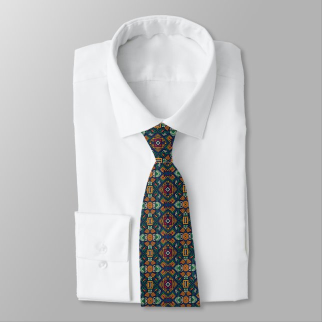 Corbata Modern Tribal Ethnic Geometric Pattern (Atado)