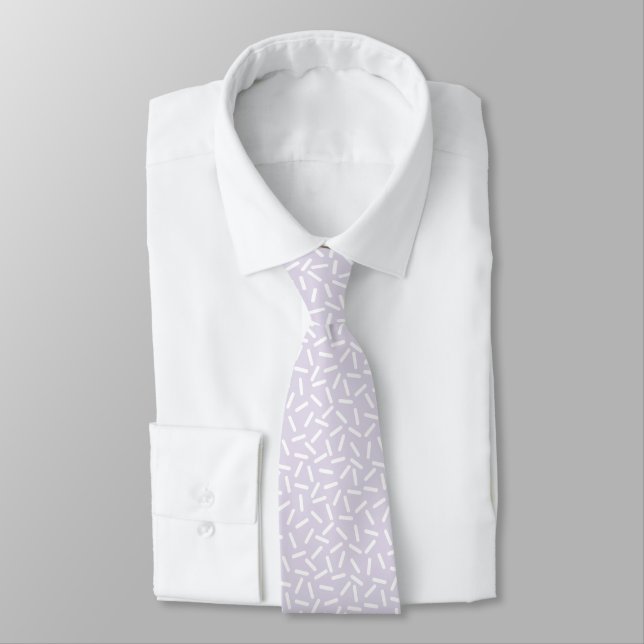 Corbata Modern white &gray (Atado)