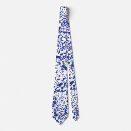 Corbata moderna de diseñador con patrón de píxeles