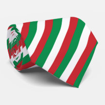 Moderna elegante Bandera Verde Rojo Italiana A Ray
