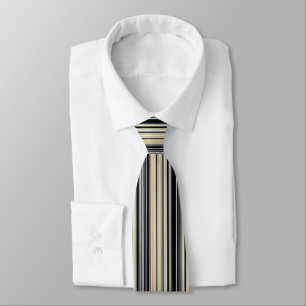 Corbata Moderna mezcla de color retro con rayas verticales