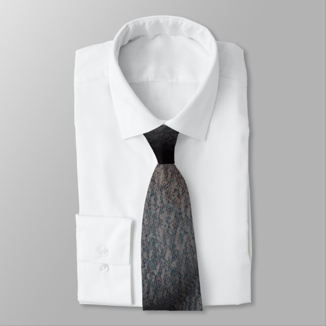 CORBATA MODERNA NEGRA GRIS AZUL MONA Rmdesignflo55 (Atado)