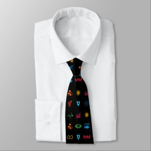 Corbata Moderna y elegante sostenibilidad de moda Black Ne