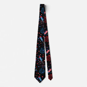 Corbata Moderno 4 de julio Patrón 03