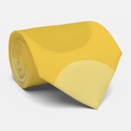 Corbata Moderno Mediano Siglo Círculos Amarillos De Oro Ag