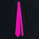 Corbata Moderno rosa caliente brillante<br><div class="desc">Siempre de moda color sólido rosa caliente.</div>