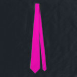 Corbata Moderno rosa caliente brillante<br><div class="desc">Siempre de moda color sólido rosa caliente.</div>