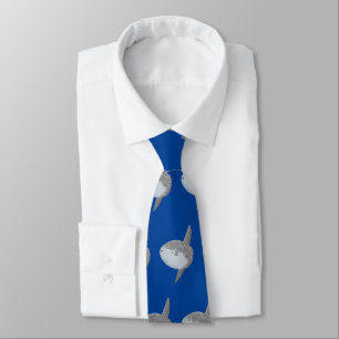 Corbata Mola mola de pez luna oceánica lindo personalizado
