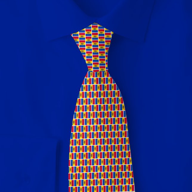 Corbata Moldova Flag Brick Pattern (Subido por el creador)