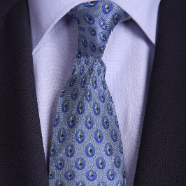 Corbata Moneda Cripta De Etéreo Azul Claro