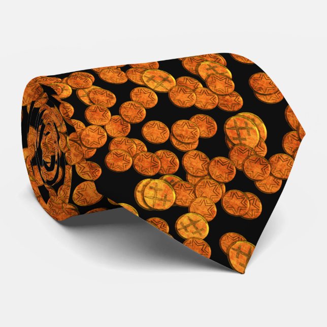 Corbata Monedas 1A (Enrollado)