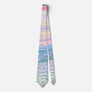 Corbata Monet - Atardecer en Pourville