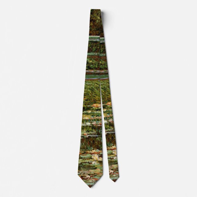 Corbata Monet French Bridge Art (Anverso)